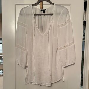 I Heart Ronson Elegant White Blouse